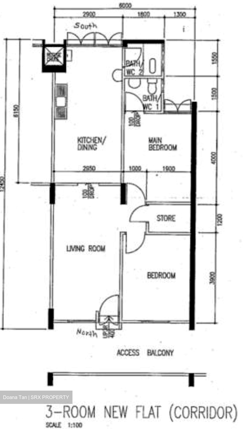 Blk 272 Gombak Place (Bukit Batok), HDB 3 Rooms #598155221